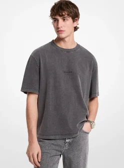 T-shirt em malha de algodão com logótipo | Michael Kors [PT]