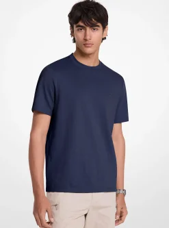 T-shirt piqué em mistura de algodão | Michael Kors [PT]