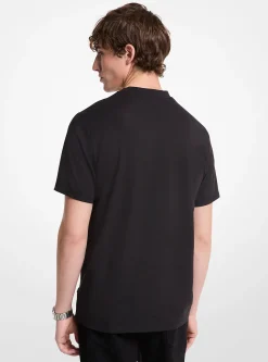 T-shirt piqué em mistura de algodão | Michael Kors [PT]