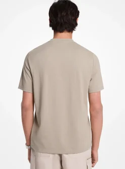 T-shirt piqué em mistura de algodão | Michael Kors [PT]