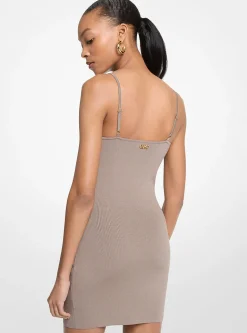 Vestido de alças em malha elástica | Michael Kors [PT]