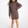 Vestido em malha com logótipo metalizado | Michael Kors [PT]