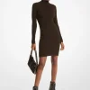 Vestido em mistura de lã merino canelado | Michael Kors [PT]