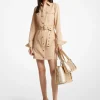 Vestido funcional de sarja em mistura de algodão | Michael Kors [PT]