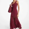 Vestido maxi em mistura de viscose elástica transparente | Michael Kors [PT]