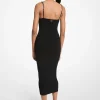Vestido midi em mistura de viscose adornados | Michael Kors [PT]