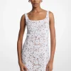 Vestido mini em renda floral com tachas | Michael Kors [PT]