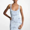 Vestido sem mangas canelado com efeito tingido | Michael Kors [PT]