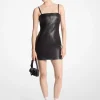 Vestido slip mini em pele | Michael Kors [PT]